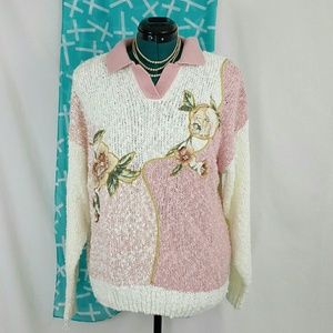 VTG Diamond Hill Sweater Pullover Top